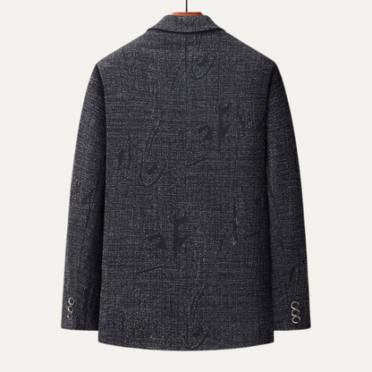 Le Blazer Costume à Carreaux Slim Fit Smart Casual pour Hommes Sassicaia — 3