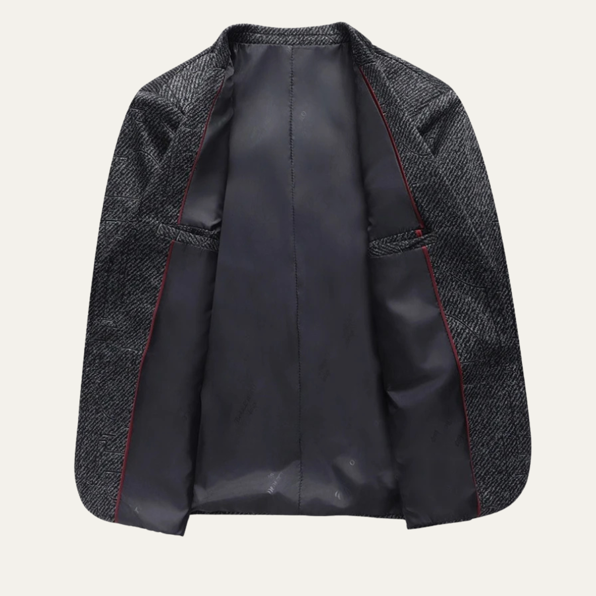 Le Blazer Costume à Carreaux Slim Fit Smart Casual pour Hommes Sassicaia — 2