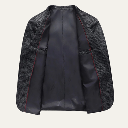 Le Blazer Costume à Carreaux Slim Fit Smart Casual pour Hommes Sassicaia — 2