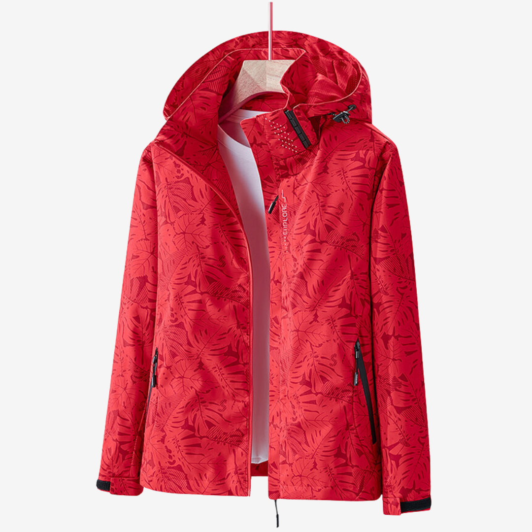Evy | Veste à Capuche Zippée Imprimée pour le Sport