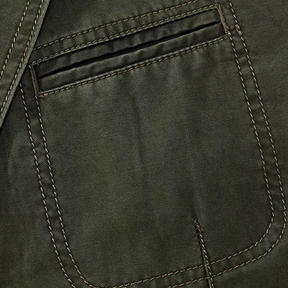 Le Blazer en Coton Léger Ajusté pour Hommes Siracusa — 4