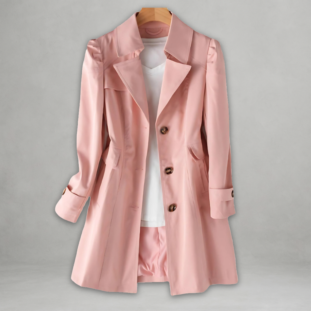 Jamie - Elegant Autumn Trench Coat — 4