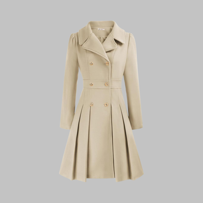 Amelia - Elegant Long Sleeve Coat — 6