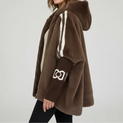 Brielle - Hooded Faux Fur Jacket — 3