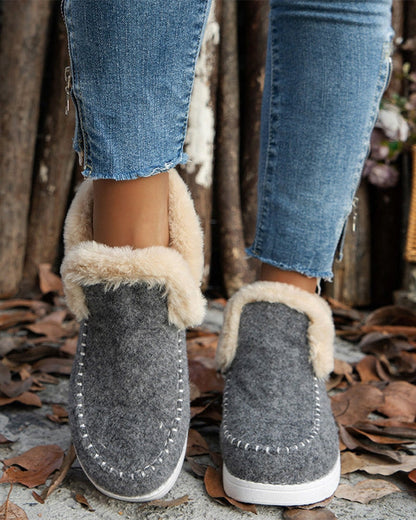 ❄️Bottines D’Hiver Femme Antidérapantes Avec Fausse Fourrure — 12