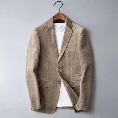 Le Costume Blazer en Velours Côtelé Ajusté pour Homme Giglio — 2