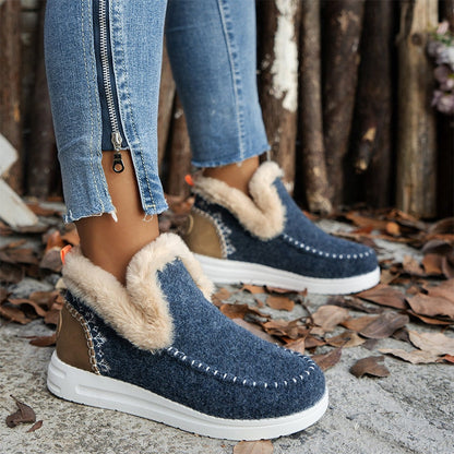 ❄️Bottines D’Hiver Femme Antidérapantes Avec Fausse Fourrure — 15
