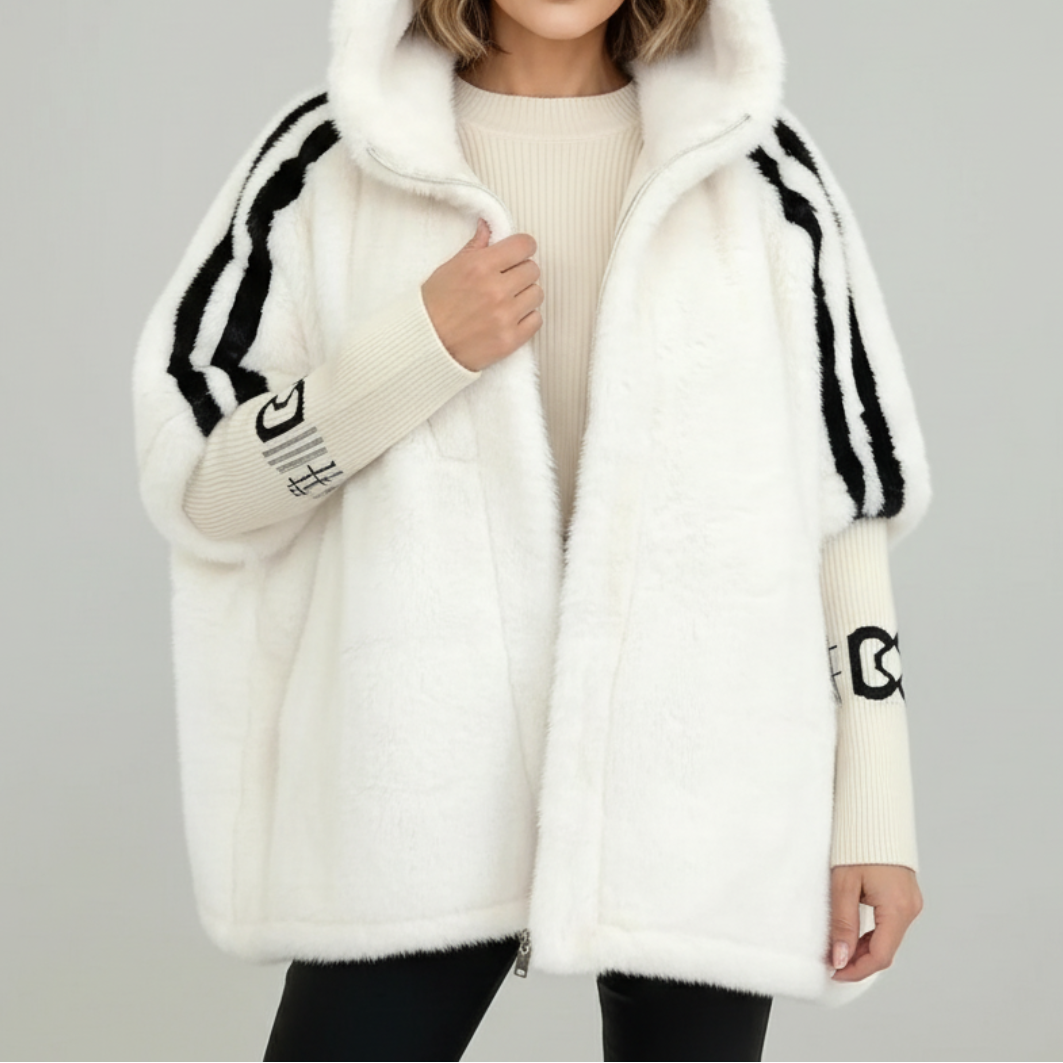 Brielle - Hooded Faux Fur Jacket — 5