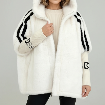 Brielle - Hooded Faux Fur Jacket — 5