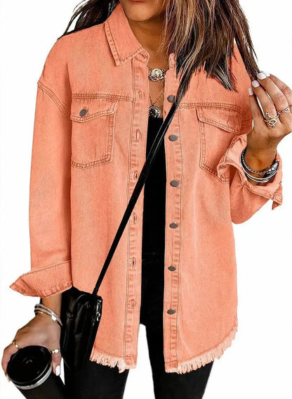 Eleanor - Casual Layering Denim Jacket — 13