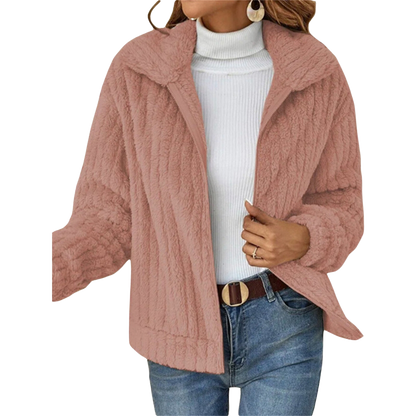 Jeanette | Veste Oversize Décontractée à Col Chemise pour Femme