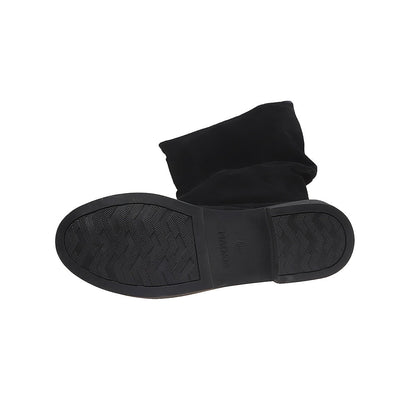 Chaussures élégantes pour femmes, chaussures de dame élégantes, bottes tendance pour femmes | Style classique noir, talon moyen, fermeture, à porter en toute saison — 18