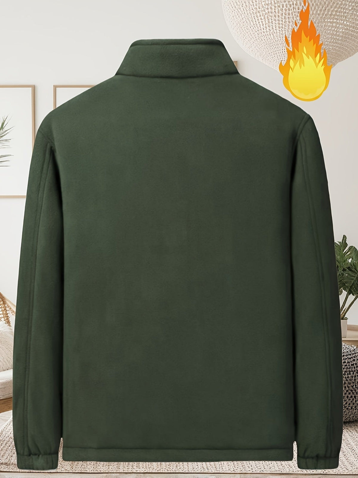 Nouvelle veste doublée en polaire, plusieurs couleurs disponibles, facile à assortir, manteau d'automne et d'hiver pour femmes, manteau décontracté de couleur unie doublé en polaire et épaissi — 5