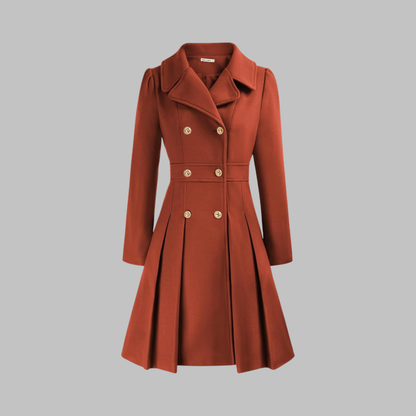 Amelia - Elegant Long Sleeve Coat — 8