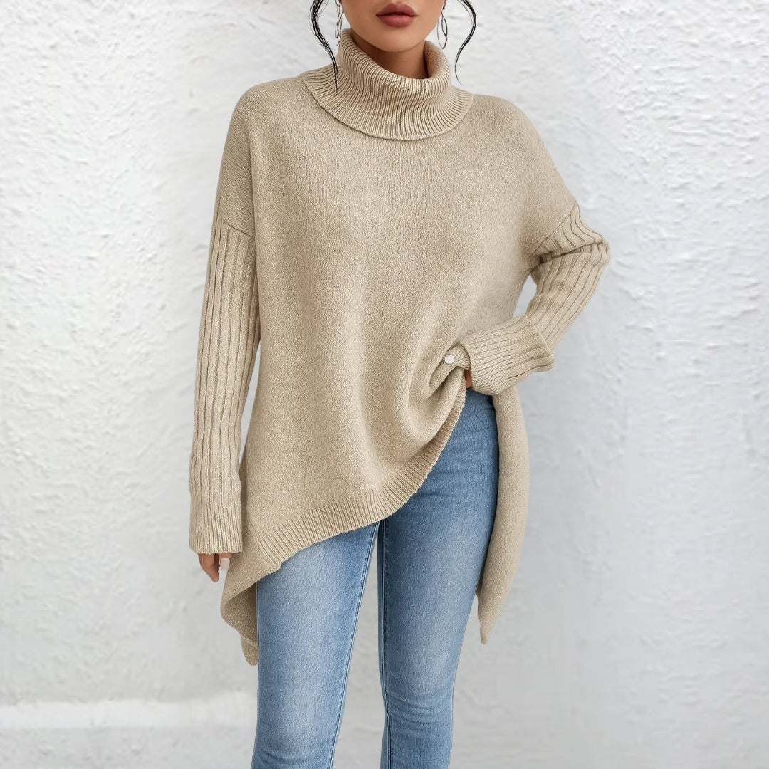 Brigit™ | Lässiger Rollkragenpullover — 6
