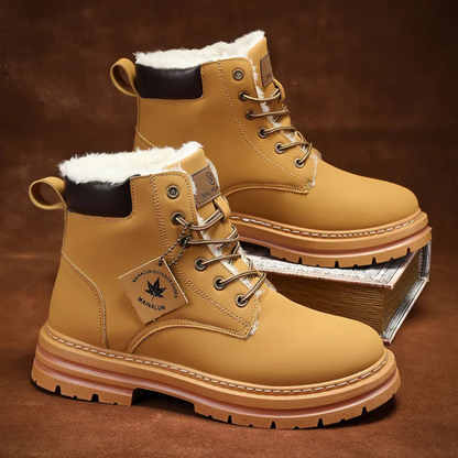 The Silverlake Men’s Cozy Fur Lined Insulated Snow Boots — 8