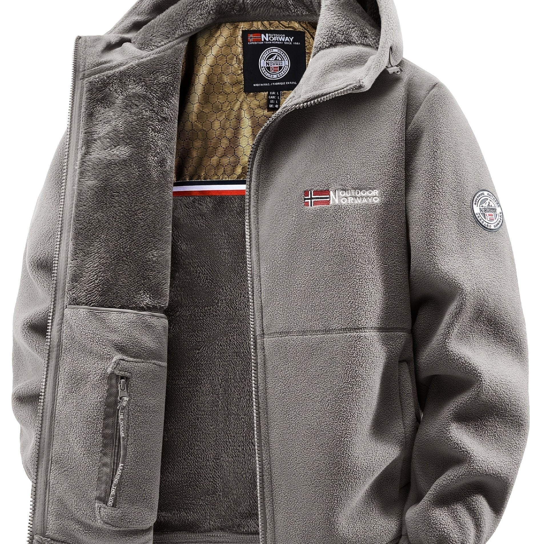 [Shu Le Shui OBM] Nouveaux produits de Pâques en ligne ! Nouveaux vestes d'automne et d'hiver doublées et épaissies en polaire, tissu polaire à la mode, doublure en graphène, décontractées, à la mode, énergiques et polyvalentes, adaptées aux scénarios de — 14