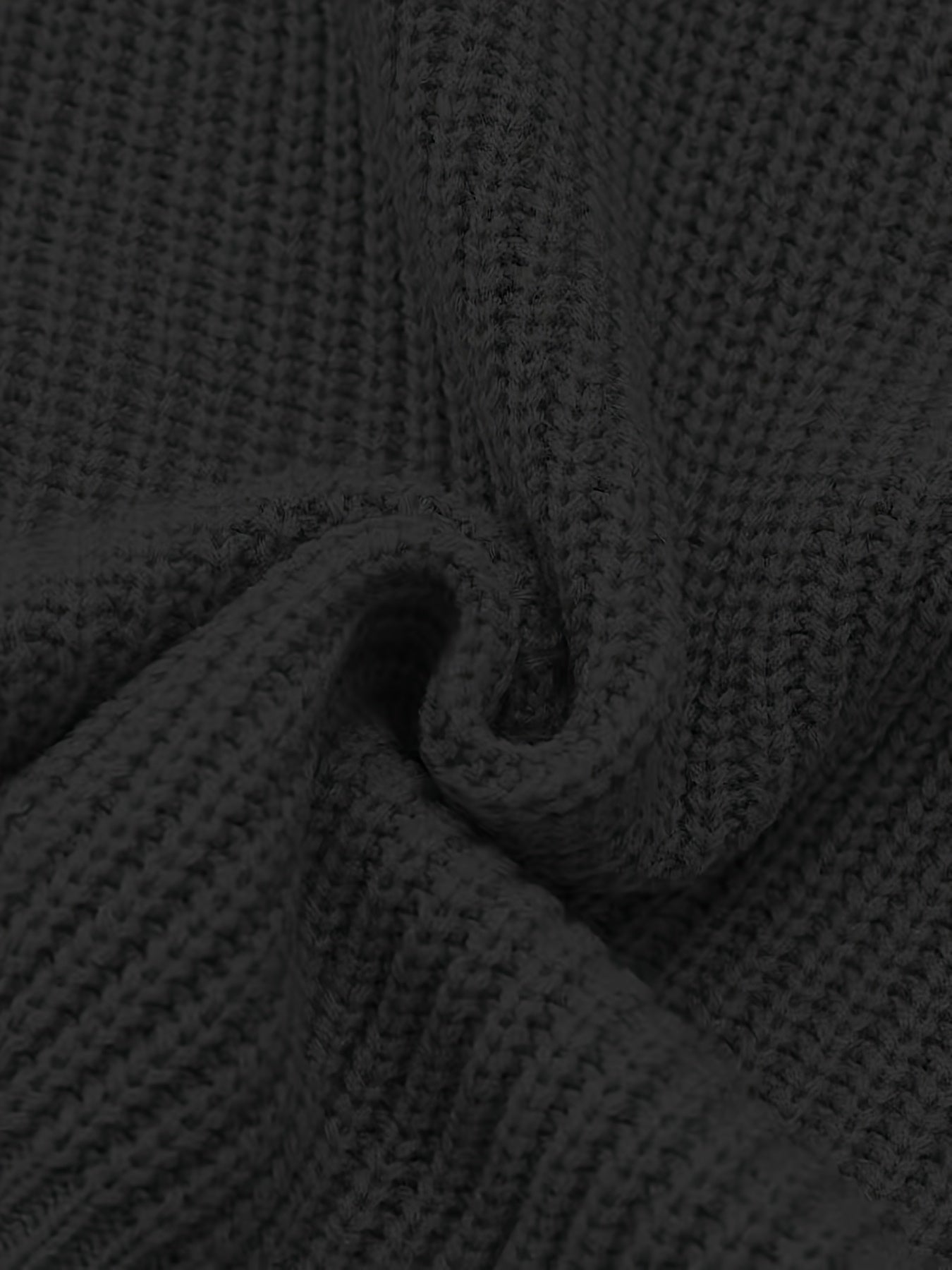 Pull confortable pour femme - Manches longues, col ras du cou, boutonnage sur le devant, couleur unie, coupe ample, convient pour une tenue décontractée automne/hiver, pull décontracté pour femme — 9