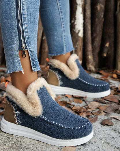 ❄️Bottines D’Hiver Femme Antidérapantes Avec Fausse Fourrure — 10