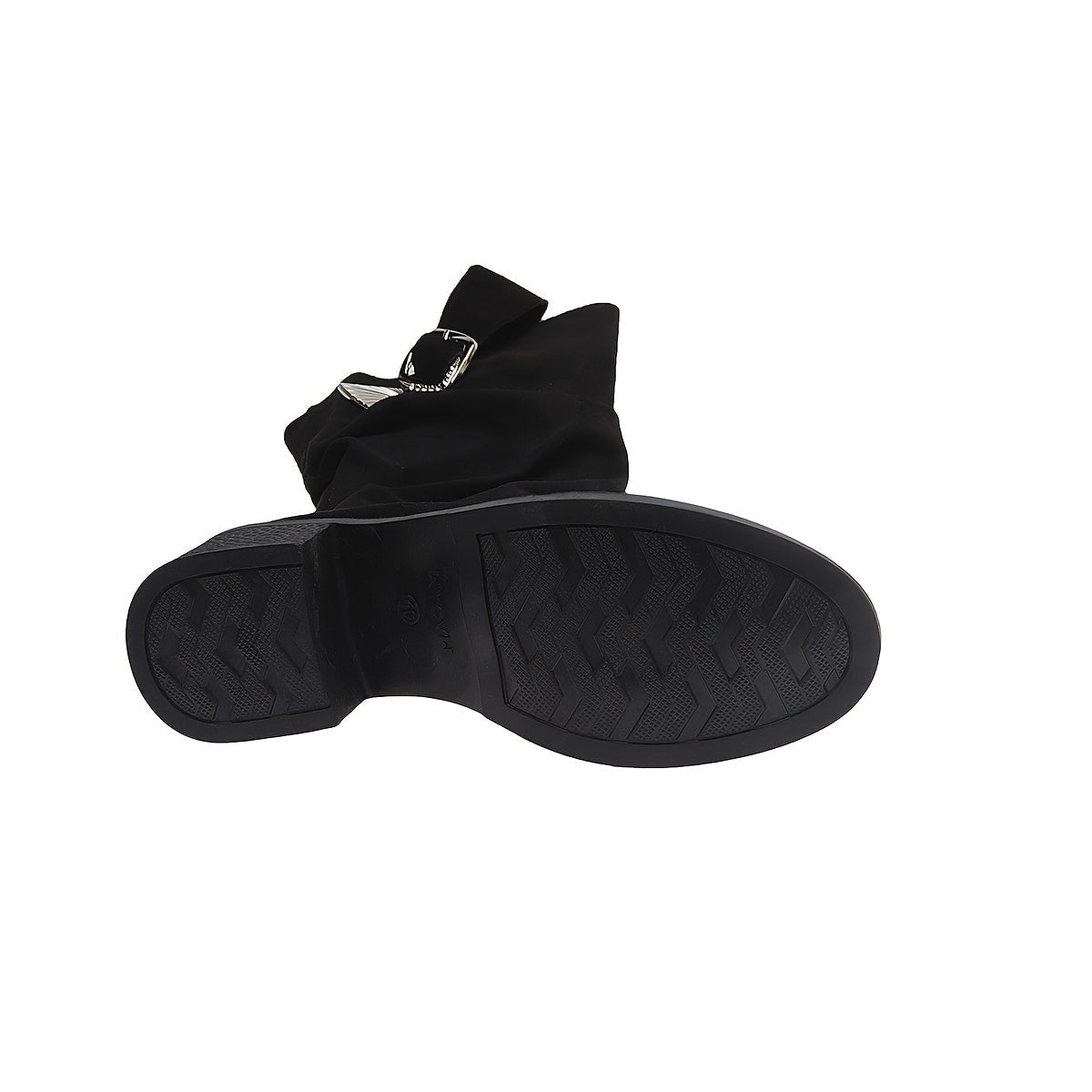 Bottes pour femmes tendance confortables et polyvalentes à talon épais, double boucle et double bride, chaussures pour femmes — 16