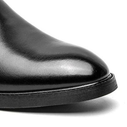 The Brookshire Lane Men’s Stylish Modern Pointed Chelsea Ankle Shoes — 5