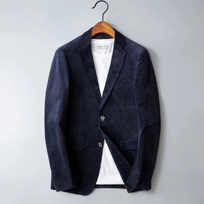 Le Costume Blazer en Velours Côtelé Ajusté pour Homme Giglio — 11