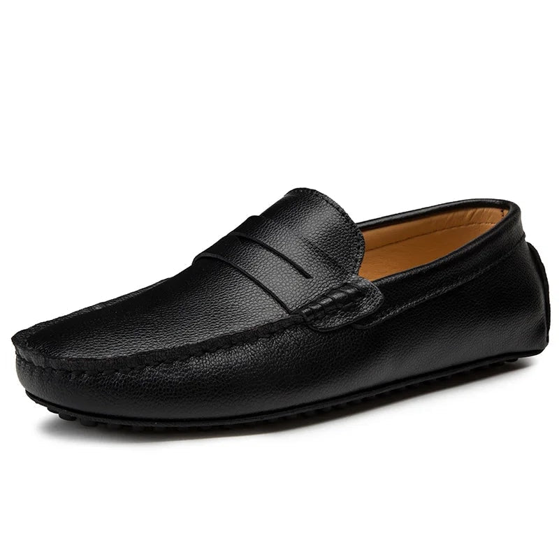 Mocassins d'été en cuir décontractés — 10
