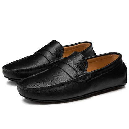 Mocassins d'été en cuir décontractés — 16