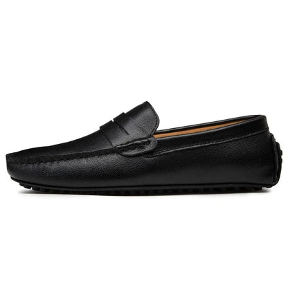 Mocassins d'été en cuir décontractés — 17