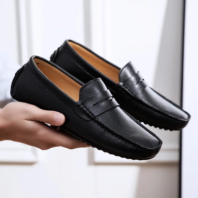 Mocassins d'été en cuir décontractés — 2