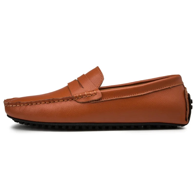 Mocassins d'été en cuir décontractés — 20