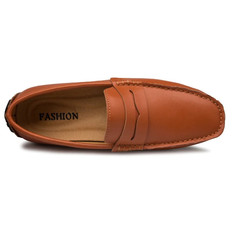 Mocassins d'été en cuir décontractés — 21