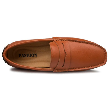 Mocassins d'été en cuir décontractés — 21