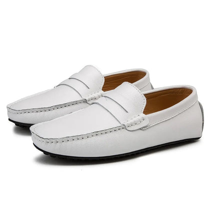 Mocassins d'été en cuir décontractés — 22