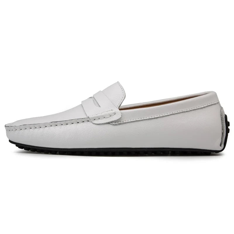 Mocassins d'été en cuir décontractés — 23