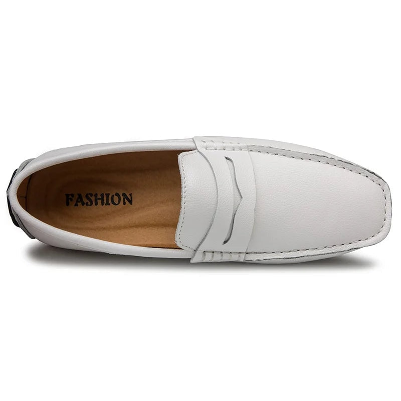 Mocassins d'été en cuir décontractés — 24