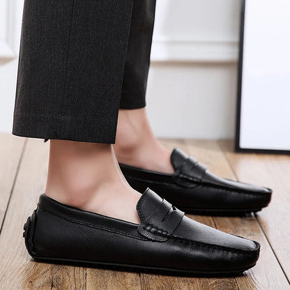 Mocassins d'été en cuir décontractés — 3