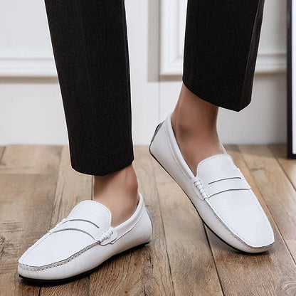 Mocassins d'été en cuir décontractés — 7