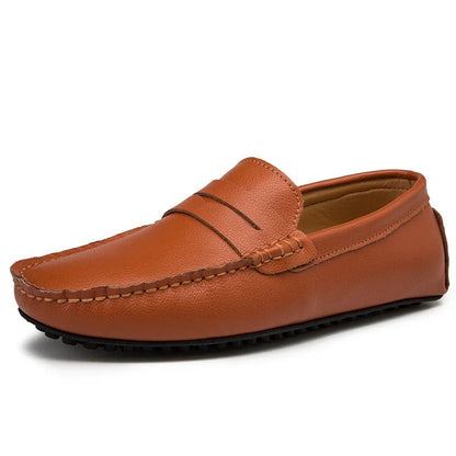 Mocassins d'été en cuir décontractés — 9