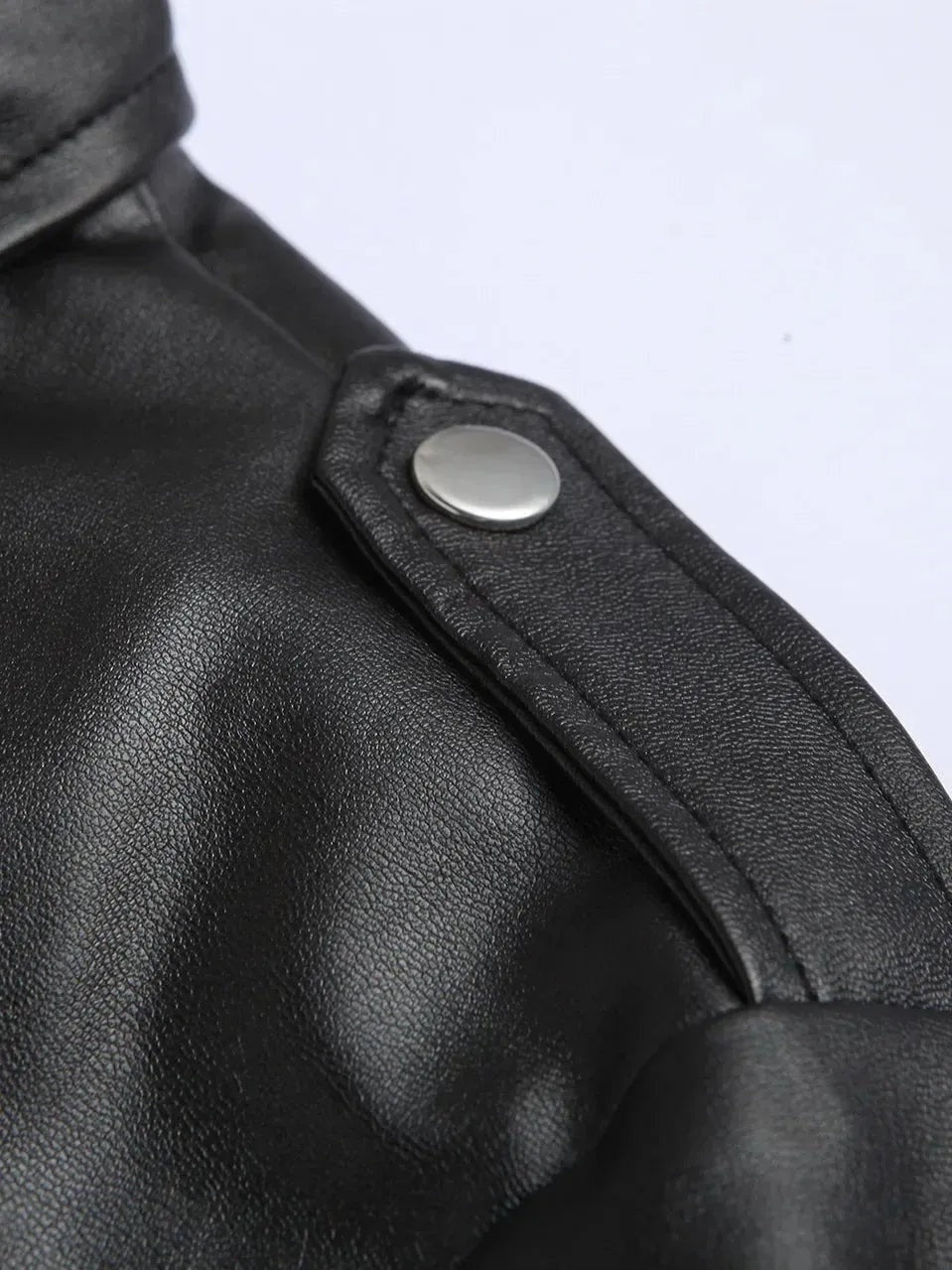 Austin | veste en cuir biker classique — 4