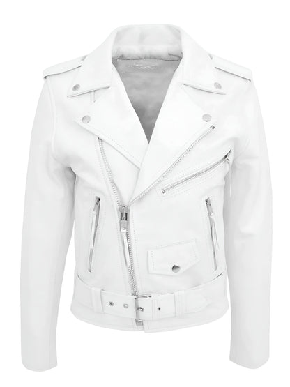 Austin | veste en cuir biker classique — 7