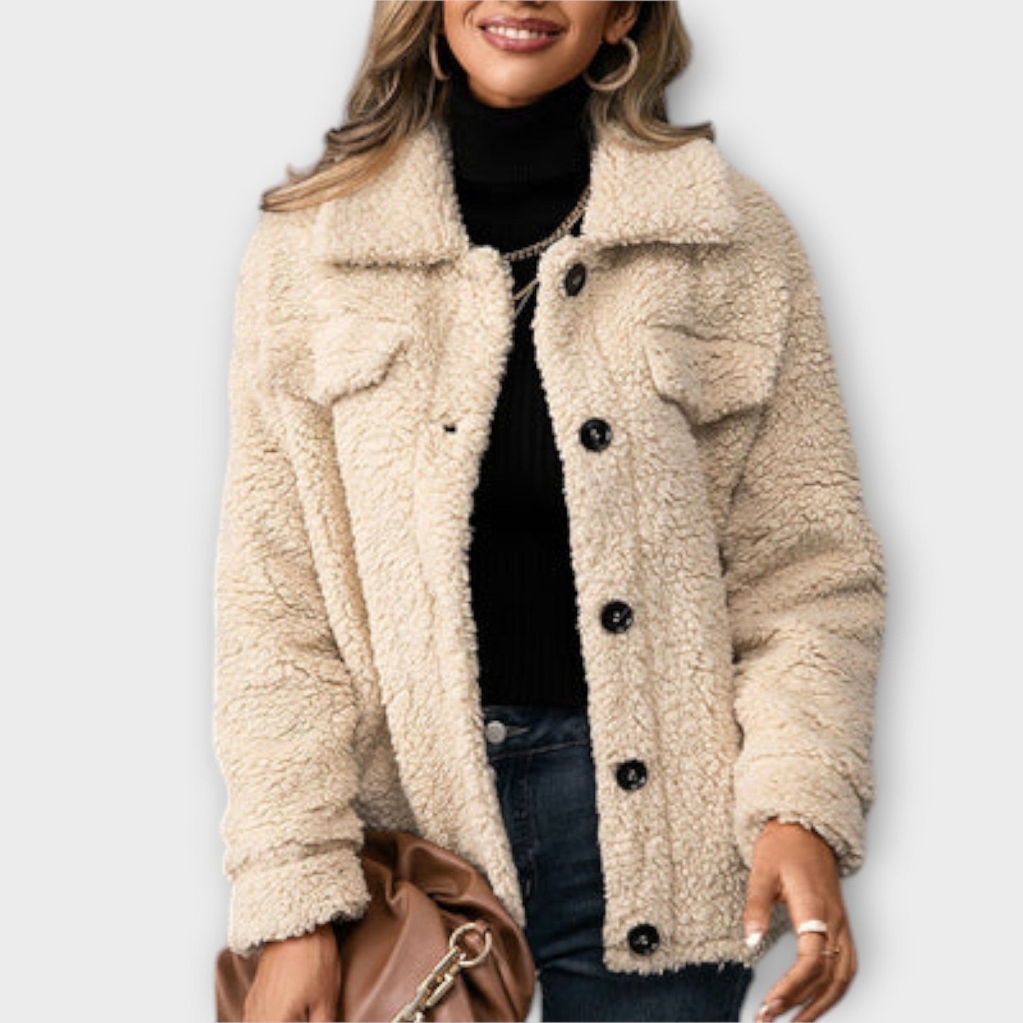 Lucy – Cosy Teddy Jacket — 1