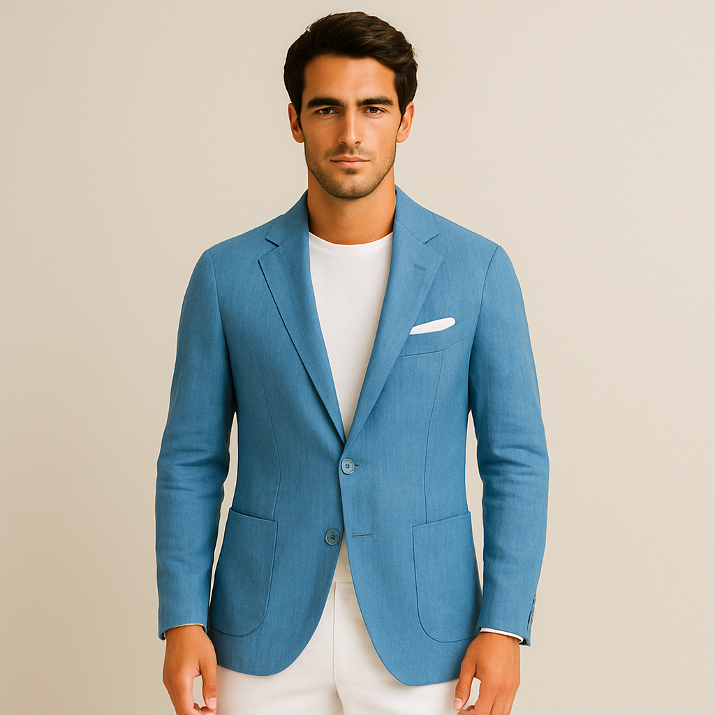 Le Blazer d'Été en Lin de Miami - Invité de Mariage Homme - Occasions Formelles — 4