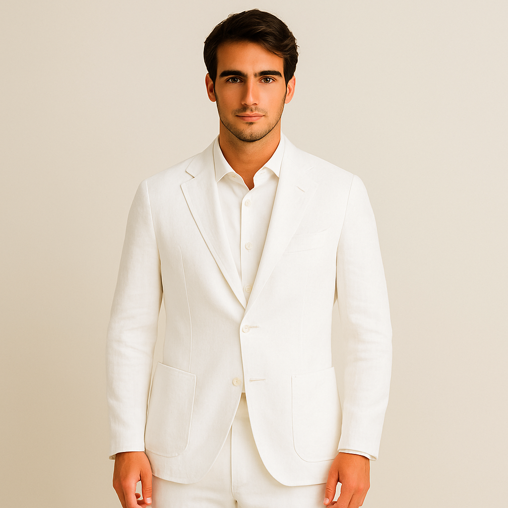 Le Blazer d'Été en Lin de Miami - Invité de Mariage Homme - Occasions Formelles — 6