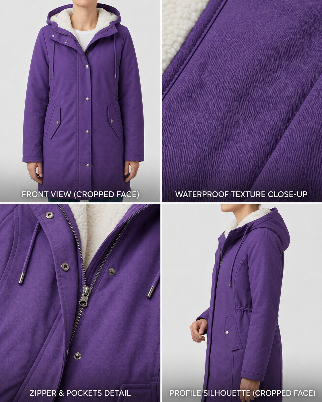 MOREAU LYON | PARKA D'HIVER DOUBLÉE EN POLAIRE POUR FEMMES — 23
