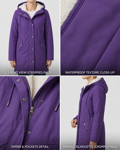 MOREAU LYON | PARKA D'HIVER DOUBLÉE EN POLAIRE POUR FEMMES — 23
