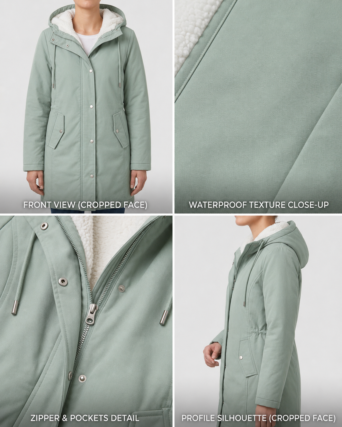 MOREAU LYON | PARKA D'HIVER DOUBLÉE EN POLAIRE POUR FEMMES — 25