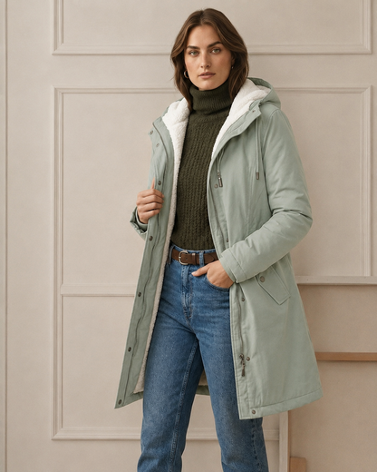 MOREAU LYON | PARKA D'HIVER DOUBLÉE EN POLAIRE POUR FEMMES — 26