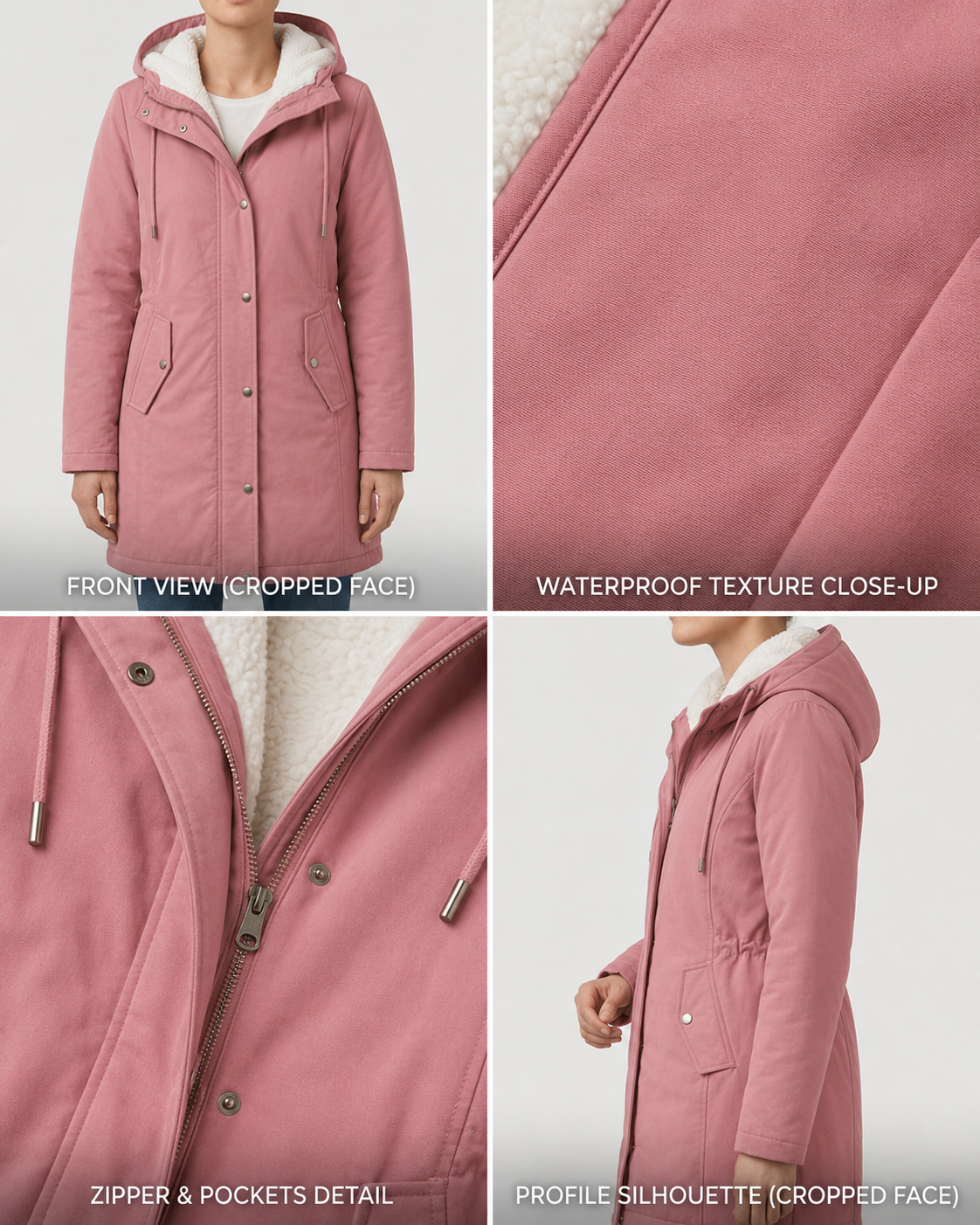 MOREAU LYON | PARKA D'HIVER DOUBLÉE EN POLAIRE POUR FEMMES — 27