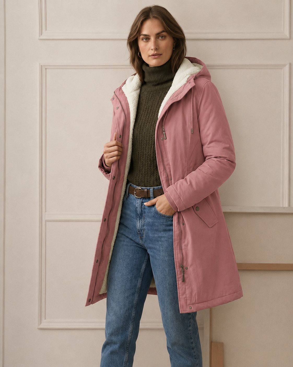 MOREAU LYON | PARKA D'HIVER DOUBLÉE EN POLAIRE POUR FEMMES — 28